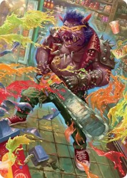Bebop, Porcine Punk Art Card, Art Series: Teenage Mutant Ninja Turtles 52