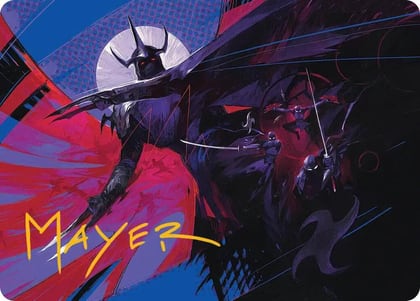 Shredder's Technique Art Card (Gold-Stamped Signature), Art Series: Teenage Mutant Ninja Turtles 7