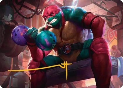 Raphael, Tough Turtle Art Card (Gold-Stamped Signature), Art Series: Teenage Mutant Ninja Turtles 9