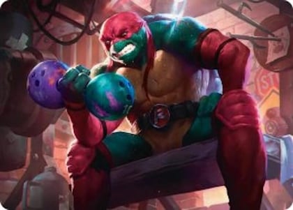 Raphael, Tough Turtle Art Card, Art Series: Teenage Mutant Ninja Turtles 9