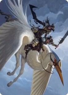 Gryffwing Cavalry Art Card, Art Series: Innistrad: Crimson Vow 11