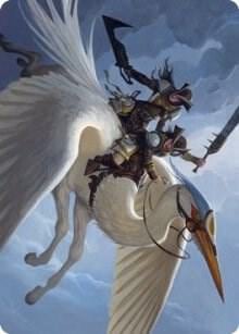 Gryffwing Cavalry Art Card, Art Series: Innistrad: Crimson Vow 11