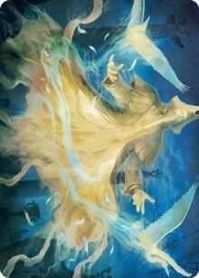 Heron-Blessed Geist Art Card, Art Series: Innistrad: Crimson Vow 13