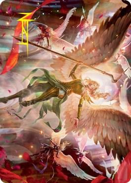 Sigarda's Summons Art Card (Gold-Stamped Signature), Art Series: Innistrad: Crimson Vow 17