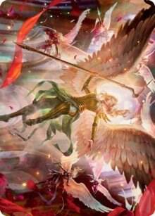 Sigarda's Summons Art Card, Art Series: Innistrad: Crimson Vow 17