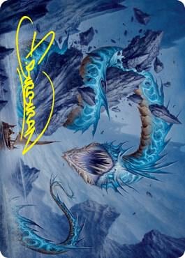 Biolume Serpent Art Card (Gold-Stamped Signature), Art Series: Innistrad: Crimson Vow 20