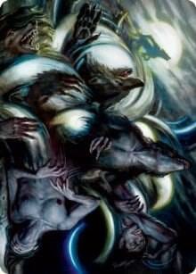 Lunar Rejection Art Card, Art Series: Innistrad: Crimson Vow 23
