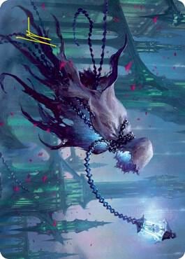 Wanderlight Spirit Art Card (Gold-Stamped Signature), Art Series: Innistrad: Crimson Vow 26