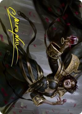 Bloodcrazed Socialite Art Card (Gold-Stamped Signature), Art Series: Innistrad: Crimson Vow 28