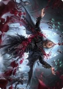 Bloodsoaked Reveler Art Card, Art Series: Innistrad: Crimson Vow 29