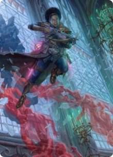Kaya, Geist Hunter Art Card, Art Series: Innistrad: Crimson Vow 3