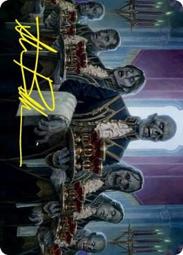 Dying to Serve Art Card (Gold-Stamped Signature), Art Series: Innistrad: Crimson Vow 32