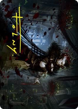 Falkenrath Forebear Art Card (Gold-Stamped Signature), Art Series: Innistrad: Crimson Vow 33