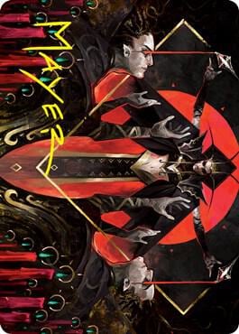 Gift of Fangs Art Card (Gold-Stamped Signature), Art Series: Innistrad: Crimson Vow 34