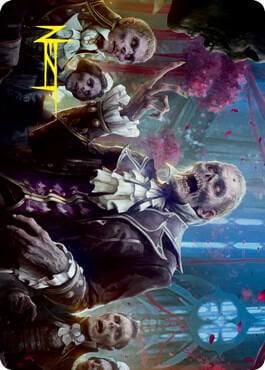 Undead Butler Art Card (Gold-Stamped Signature), Art Series: Innistrad: Crimson Vow 37
