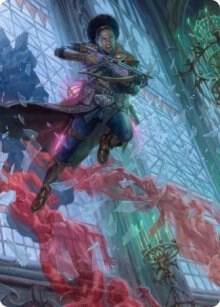 Kaya, Geist Hunter Art Card, Art Series: Innistrad: Crimson Vow 3