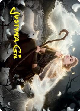 Ancestor's Embrace Art Card (Gold-Stamped Signature), Art Series: Innistrad: Crimson Vow 4