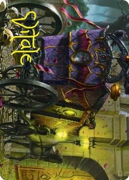 Honeymoon Hearse Art Card (Gold-Stamped Signature), Art Series: Innistrad: Crimson Vow 45