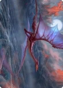 Manaform Hellkite Art Card, Art Series: Innistrad: Crimson Vow 46