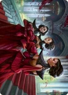 Olivia's Attendants Art Card, Art Series: Innistrad: Crimson Vow 47