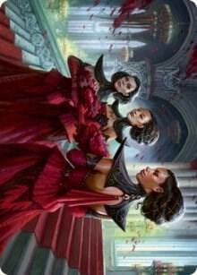 Olivia's Attendants Art Card, Art Series: Innistrad: Crimson Vow 47
