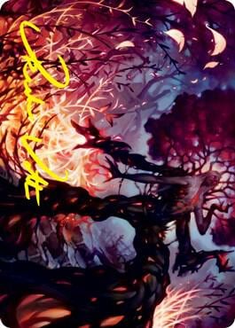 Splendid Reclamation Art Card (Gold-Stamped Signature), Art Series: Innistrad: Crimson Vow 55