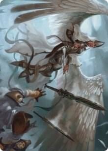 Angelic Quartermaster Art Card, Art Series: Innistrad: Crimson Vow 5
