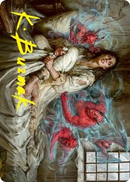Eruth, Tormented Prophet Art Card (Gold-Stamped Signature), Art Series: Innistrad: Crimson Vow 61