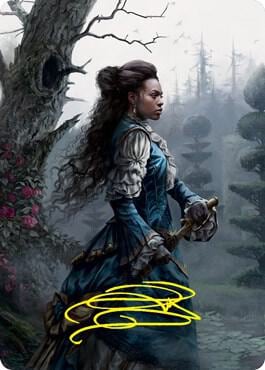 Mina Harker Art Card (Gold-Stamped Signature), Art Series: Innistrad: Crimson Vow 70