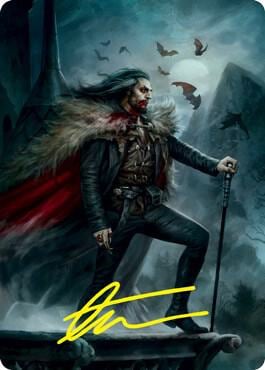Dracula, Blood Immortal Art Card (Gold-Stamped Signature), Art Series: Innistrad: Crimson Vow 71
