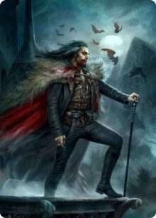 Dracula, Blood Immortal Art Card, Art Series: Innistrad: Crimson Vow 71