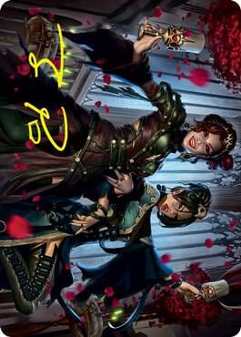 Falkenrath Celebrants (73/81) Art Card (Gold-Stamped Signature), Art Series: Innistrad: Crimson Vow 73