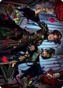 Falkenrath Celebrants (73/81) Art Card, Art Series: Innistrad: Crimson Vow 73