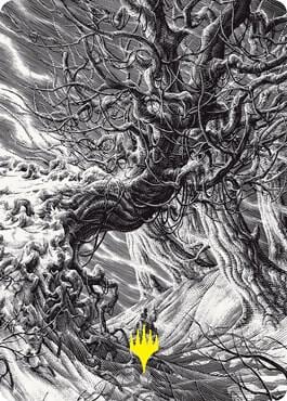 Forest Art Card (Gold-Stamped), Art Series: Innistrad: Crimson Vow 81