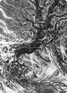 Forest Art Card, Art Series: Innistrad: Crimson Vow 81
