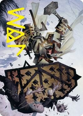 Estwald Shieldbasher Art Card (Gold-Stamped Signature), Art Series: Innistrad: Crimson Vow 9