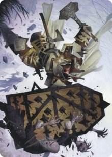 Estwald Shieldbasher Art Card, Art Series: Innistrad: Crimson Vow 9
