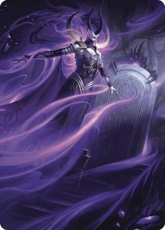 Ashiok, Wicked Manipulator Art Card (10/81), Art Series: Wilds of Eldraine 10