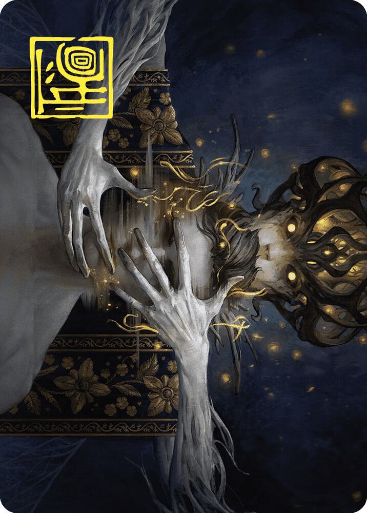 Ego Drain Art Card (Gold-Stamped Signature), Art Series: Wilds of Eldraine 12