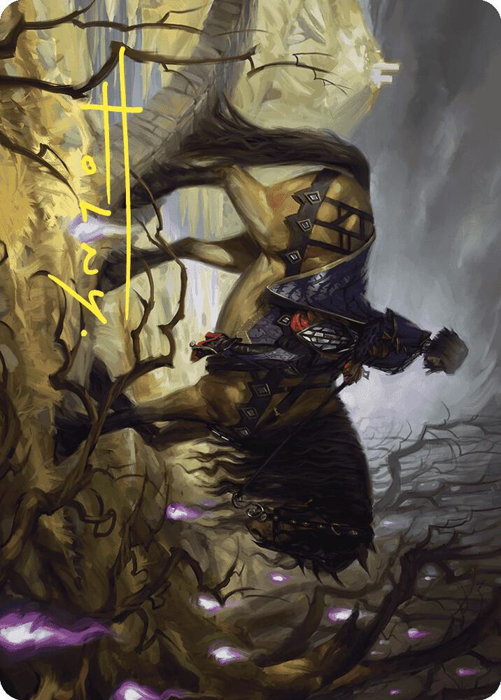 Rowan's Grim Search Art Card (Gold-Stamped Signature), Art Series: Wilds of Eldraine 13
