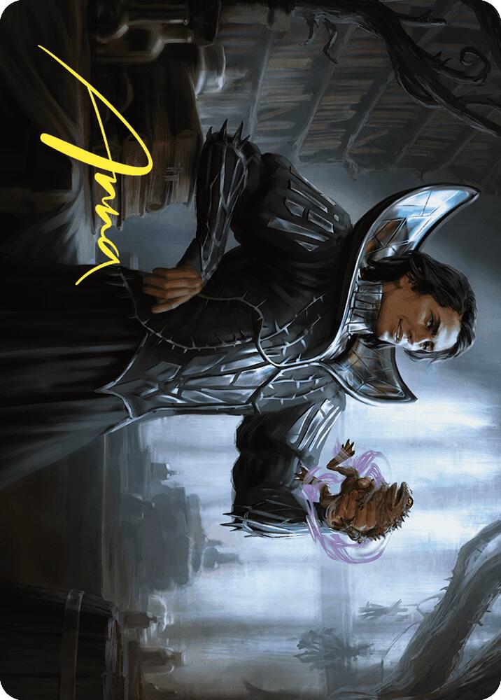 Spiteful Hexmage Art Card (Gold-Stamped Signature), Art Series: Wilds of Eldraine 15