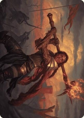 Imodane, the Pyrohammer Art Card, Art Series: Wilds of Eldraine 18