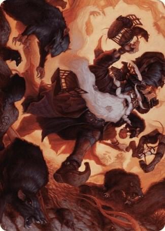 Tattered Ratter Art Card, Art Series: Wilds of Eldraine 20
