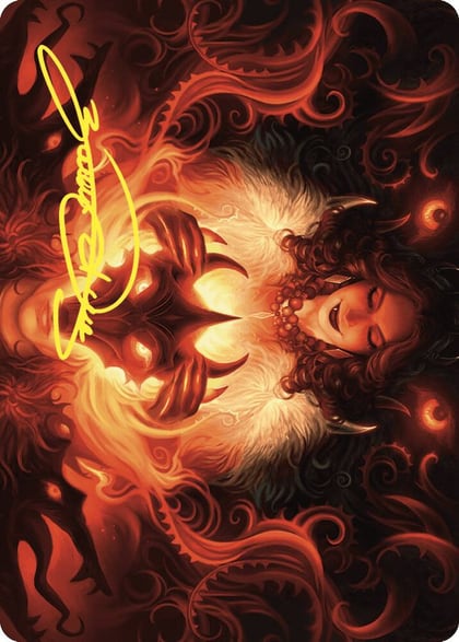 Witch's Mark Art Card (Gold-Stamped Signature), Art Series: Wilds of Eldraine 21