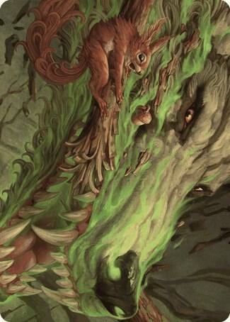Leaping Ambush Art Card, Art Series: Wilds of Eldraine 26