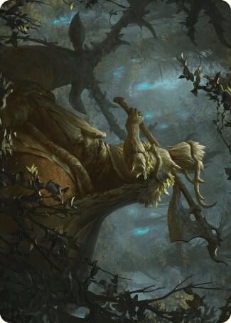 Verdant Outrider Art Card, Art Series: Wilds of Eldraine 28