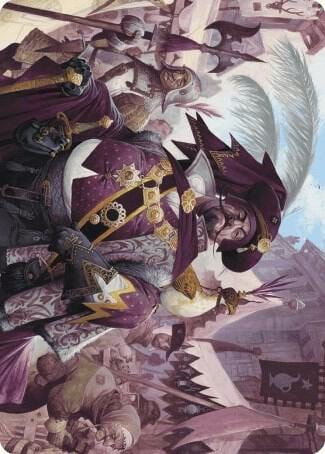 Discerning Financier Art Card, Art Series: Wilds of Eldraine 2