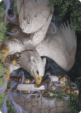 Dutiful Griffin Art Card, Art Series: Wilds of Eldraine 3