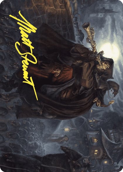 Totentanz, Swarm Piper Art Card (Gold-Stamped Signature), Art Series: Wilds of Eldraine 33