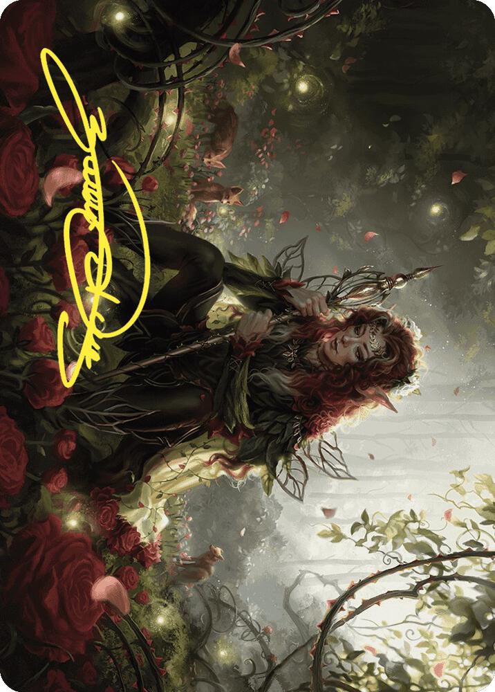 Yenna, Redtooth Regent Art Card (Gold-Stamped Signature), Art Series: Wilds of Eldraine 35